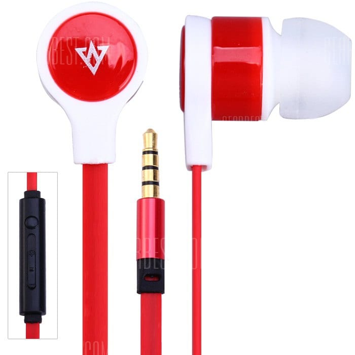 offertehitech-gearbest-VYKON MK-400 In-Ear 3.5mm Earphone Microphone Earbud Stereo Bass Headphone for iPhone / Samsung / iPad / iPod / Laptop / Mobile Phone