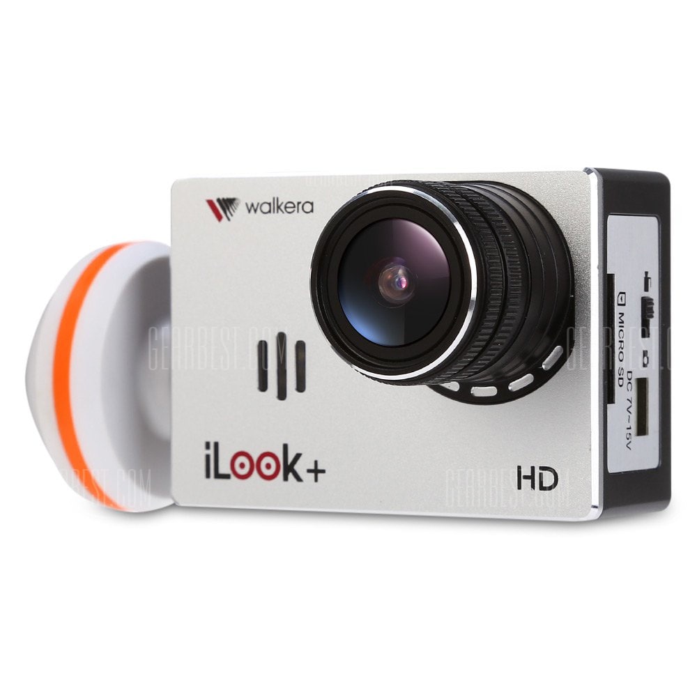 offertehitech-gearbest-Walkera iLook+ 12MP Action Camera Camcorder Set