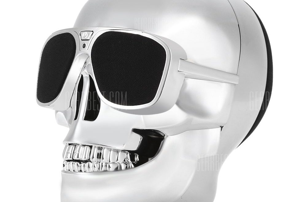offertehitech-gearbest-X18 Skull Bluetooth Speaker