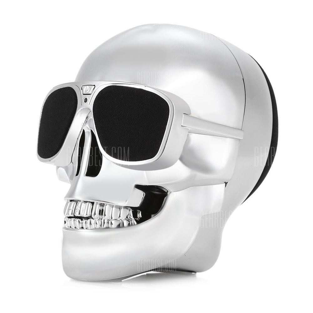 offertehitech-gearbest-X18 Skull Bluetooth Speaker