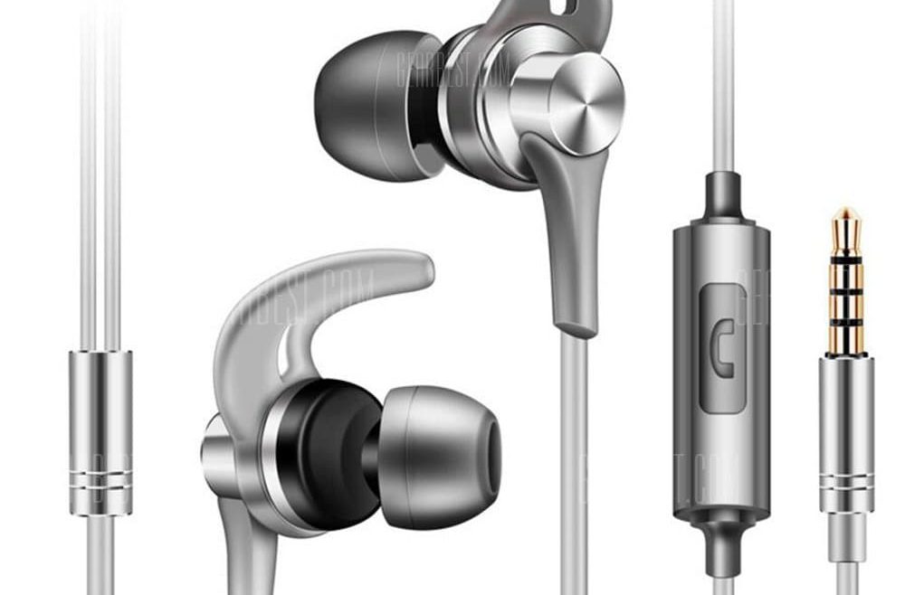offertehitech-gearbest-XY - 031 Horn Metal In-ear Earphones Sport Bass Stereo Headset