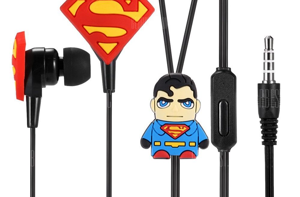 offertehitech-gearbest-Y01 Cartoon 3.5mm Wired In-ear Stereo Earphones with Mic