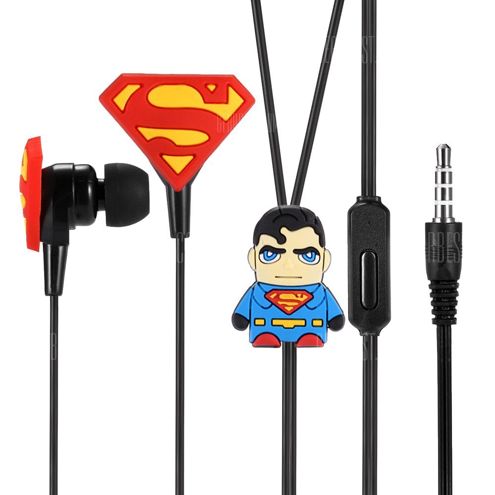 offertehitech-gearbest-Y01 Cartoon 3.5mm Wired In-ear Stereo Earphones with Mic