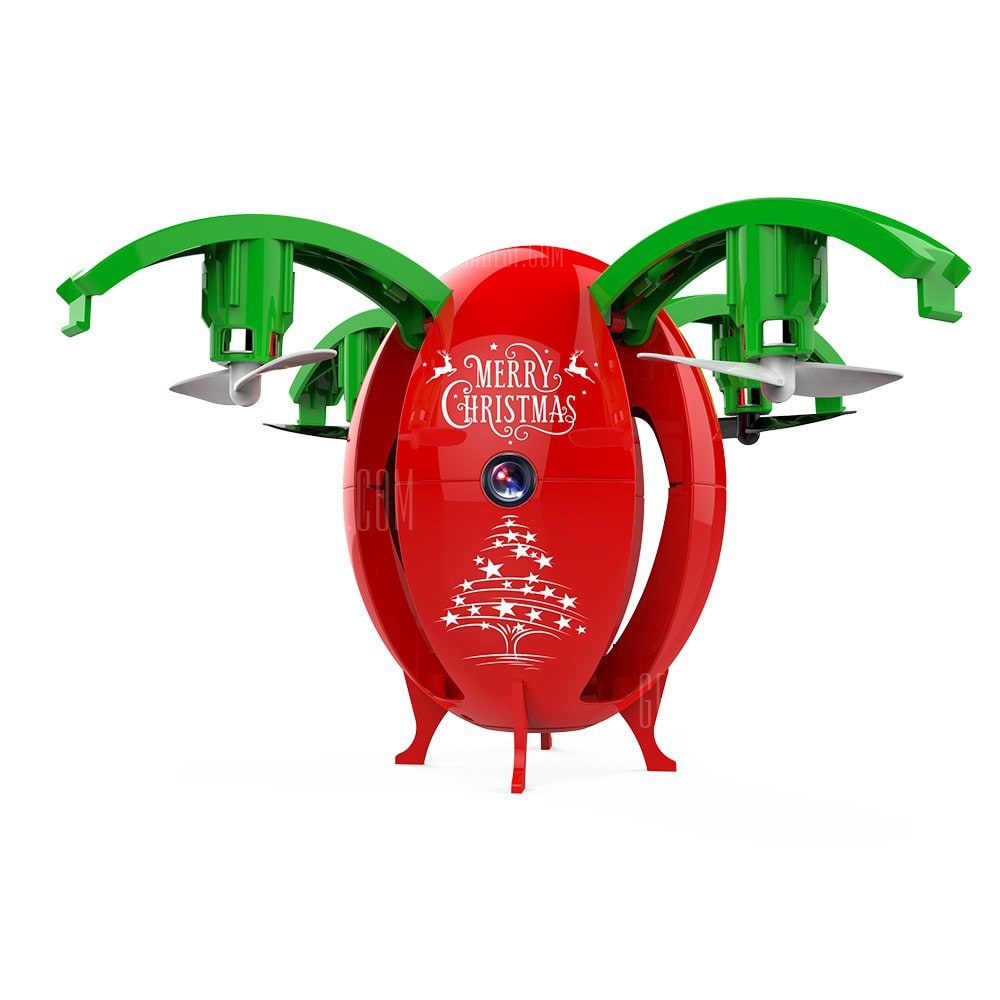 offertehitech-gearbest-YUXIANG 668 - A6HW Christmas EGG Foldable Quadcopter RTF