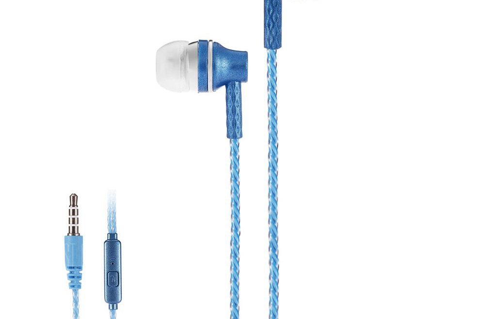 offertehitech-gearbest-ZZ - 007 Wired In-ear Metal Powerful Bass Earphones with Mic