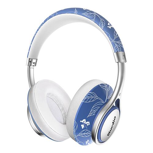 offertehitech-Bluedio A2 Wireless Bluetooth Headphones with Mic Type-C NICAM Sound - Blue