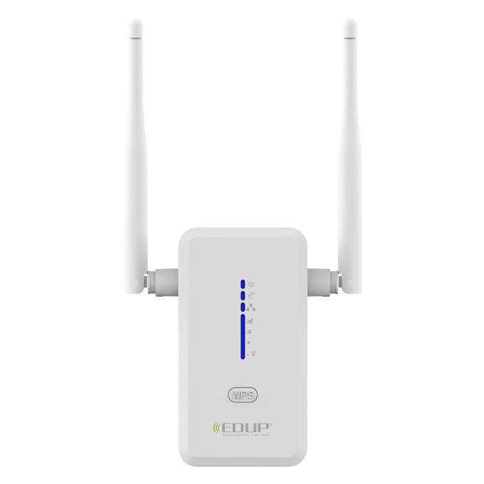 offertehitech-EDUP EP-AC2931 802.11AC 750Mbps 2.4GHz / 5.8GHz Dual Bands Wireless Repeater AP WiFi Repeater - White