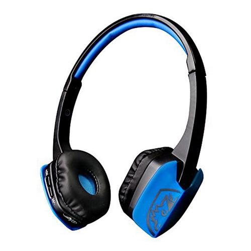 offertehitech-SADES D201 Wireless Bluetooth V4.1 Gaming Headphones with Mic Volume Control Hands-free Calls - Blue