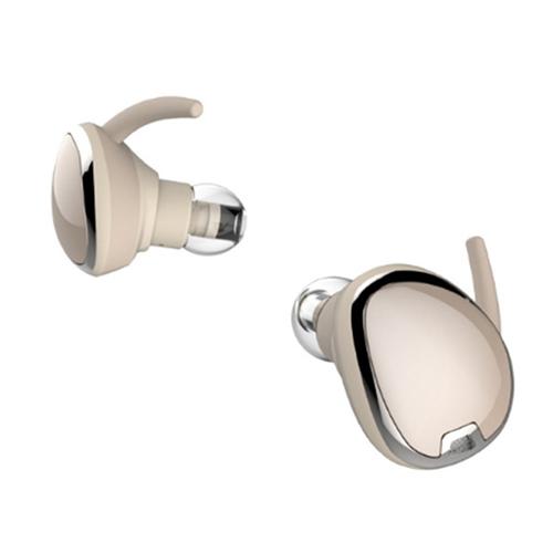 offertehitech-SP01 Wireless Bluetooth 4.1 Mini Invisible Earphone Sports Running Headphone with Mic - Gold