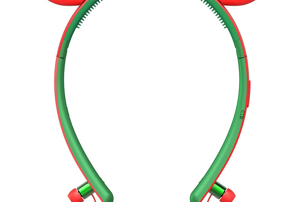 offertehitech-Tronsmart Encore Wink Bluetooth Headphones with LED Light - Red & Green