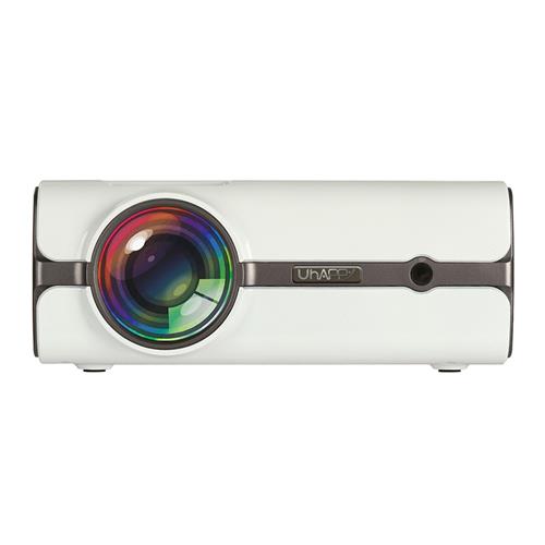offertehitech-UHAPPY U45 Mini LED Projector 1080P HD 1600 Lumens with Built-in Speakers Multi-languages - White