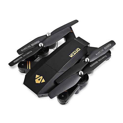 offertehitech-VISUO XS809HW 720P WIFI FPV Foldable Arm With Wide Angle Camera High Hold Mode RC Quadcopter RTF - Black