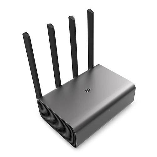 offertehitech-Original Xiaomi Mi WiFi Router HD 1TB Hard Disk 4 Antennas 2600Mbps Dual Bands 2.4GHz/5GHz 802.11 AC - Black