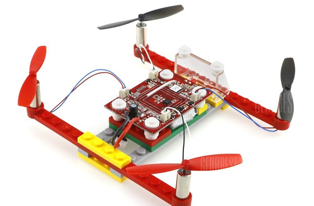 offertehitech-gearbest-021 Mini DIY Building Block RC Quadcopter - RTF