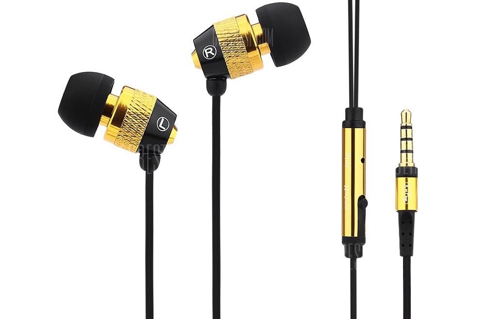 offertehitech-gearbest-3.5MM In-ear Metal Figure Earphones Headphones