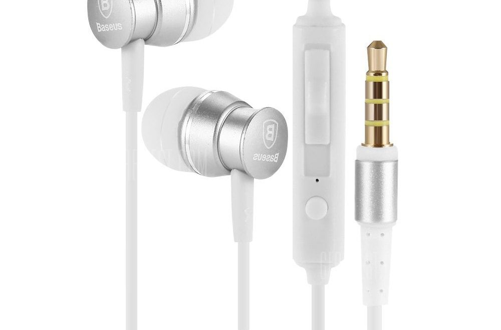 offertehitech-gearbest-Baseus Wired In-ear Stereo Earphones with Microphone