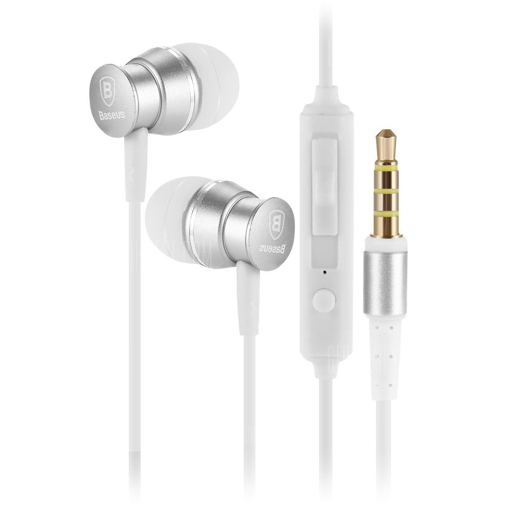 offertehitech-gearbest-Baseus Wired In-ear Stereo Earphones with Microphone