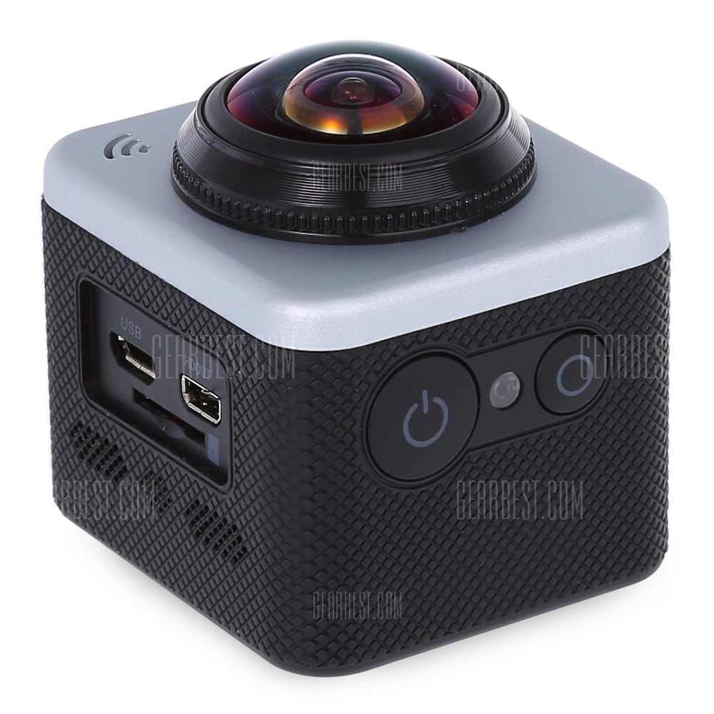 offertehitech-gearbest-Cube 360S Panorama WiFi 1080P Sport Action Camera