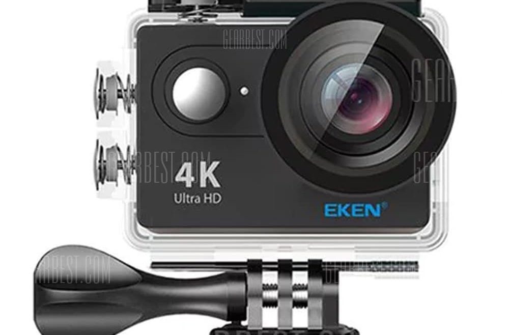 offertehitech-gearbest-EKEN H9 Ultra HD 4K Sport Action Camera Underwater 170 Degree Lens Black