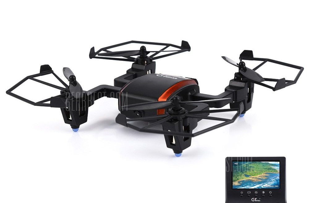 offertehitech-gearbest-GTeng T901F 5.8GHz FPV 2.0MP 2.4GHz 4 Channel 6 Axis Gyro Quadcopter One Key Automatic Return