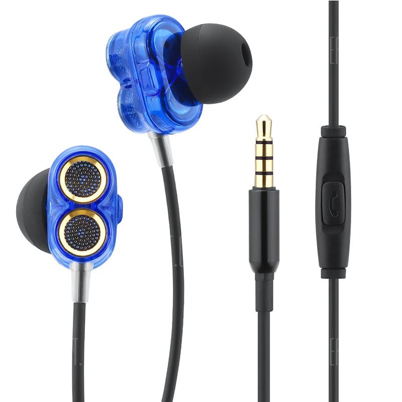offertehitech-gearbest-LE ZHONG DA B - 1 HiFi In-ear Wired Earphones Dual Drivers