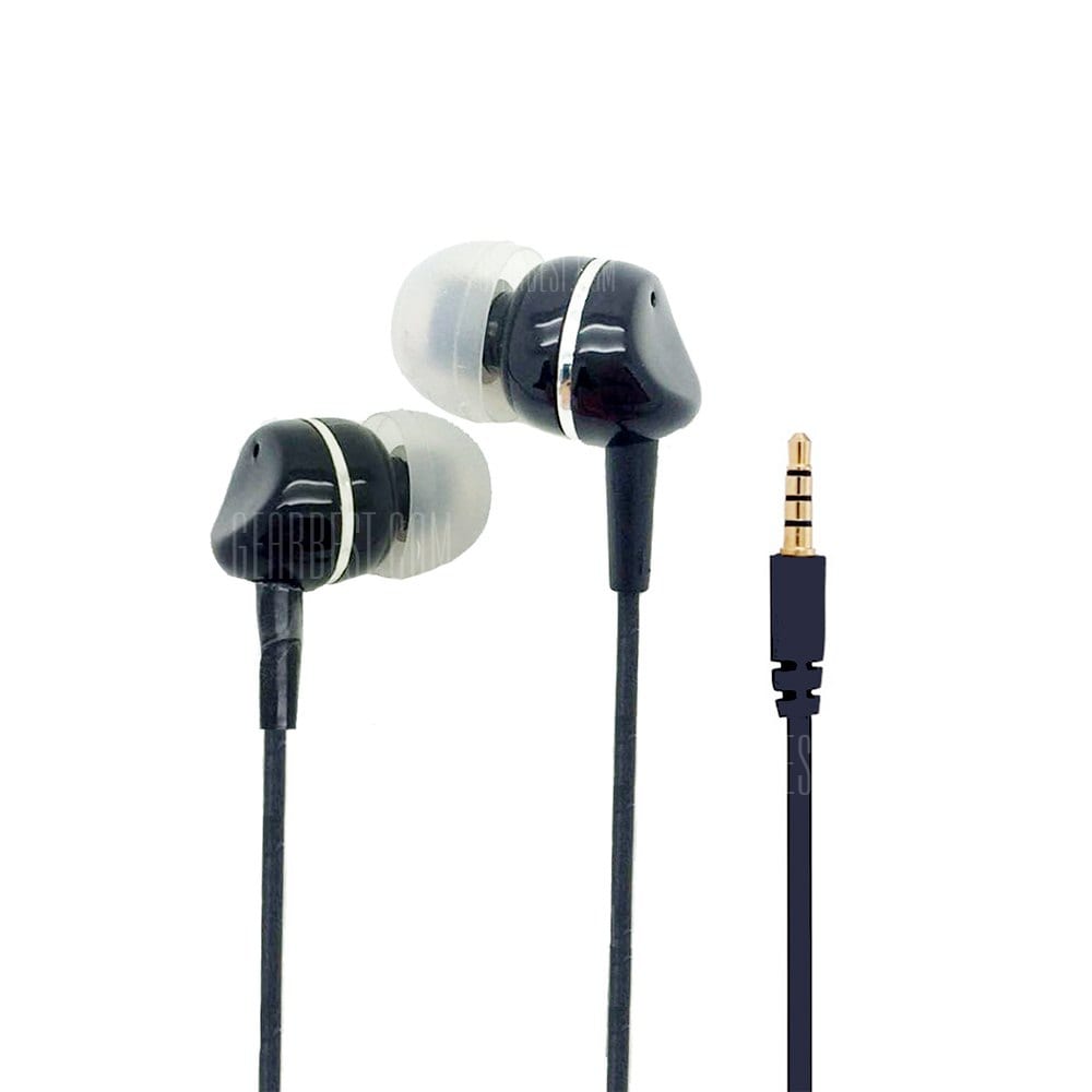 offertehitech-gearbest-Lightweight In-Ear Earphones 3.5MM Nickle Jack 1.2M
