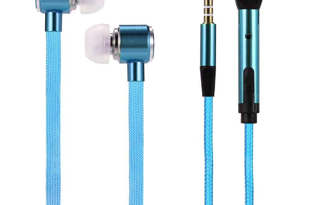 offertehitech-gearbest-M3 In-ear Bass Earphones with Shoelace Wire