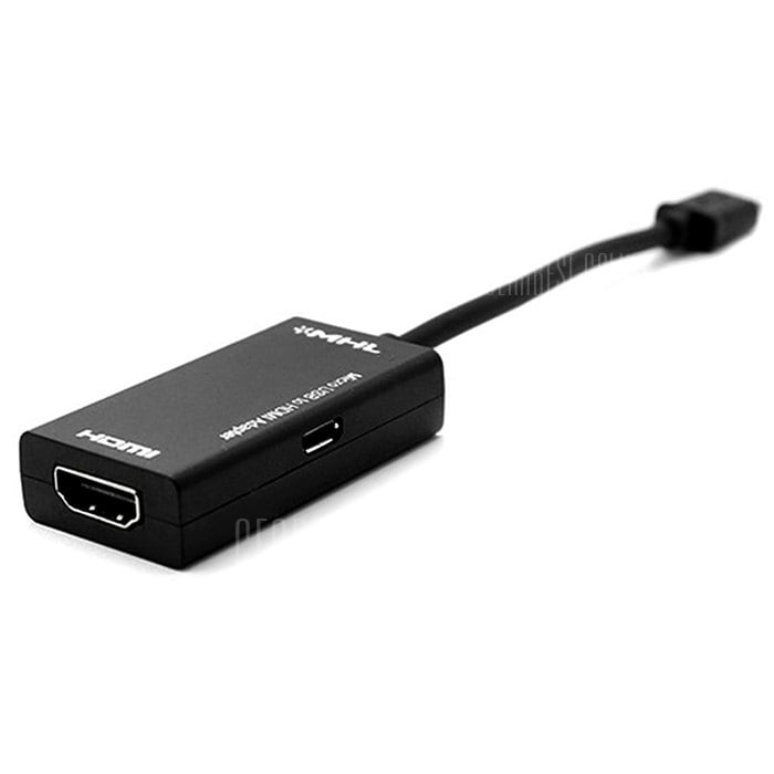 offertehitech-gearbest-Micro USB Adapter to HDMI MHL Support Sumsung i9200/LG/Sony/HTC etc