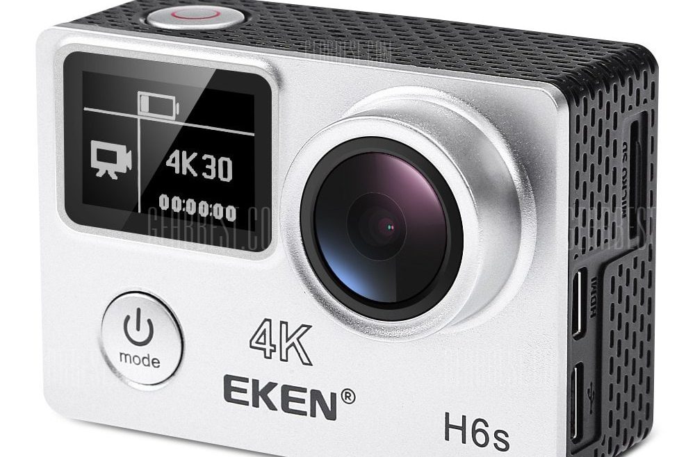 offertehitech-gearbest-Original EKEN H6S 4K Action Camera EIS Anti-shake