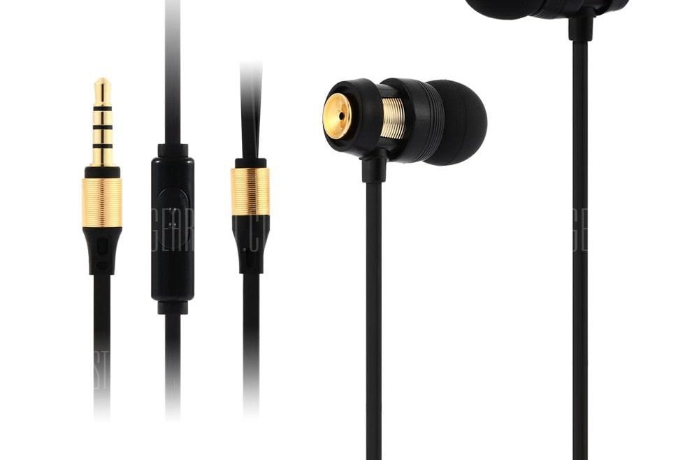 offertehitech-gearbest-SONGFUL F1 Wired Noise-canceling In Ear Headphones Earbuds