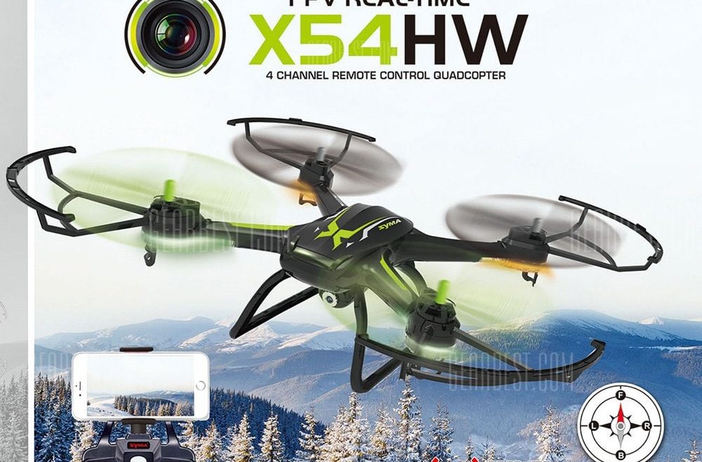 offertehitech-gearbest-Syma X54HW WIFI FPV RC Drone