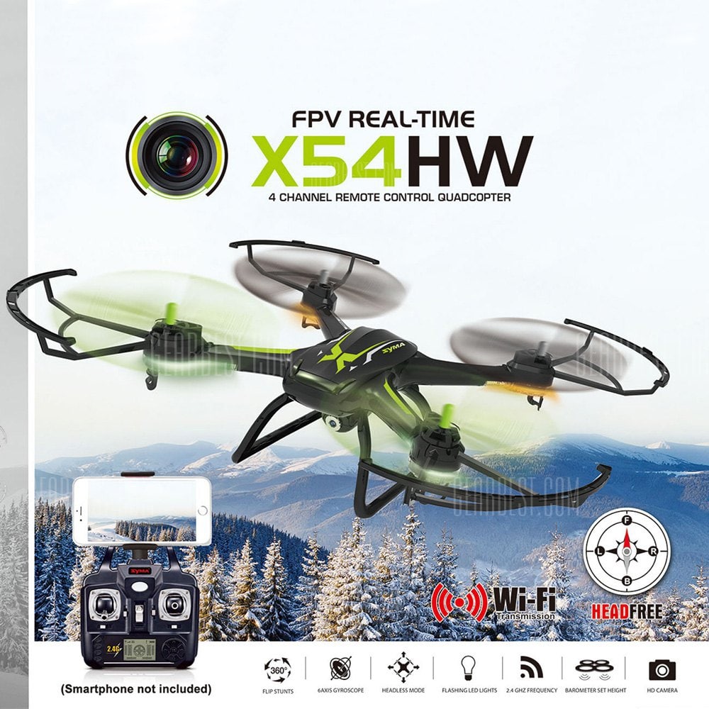 offertehitech-gearbest-Syma X54HW WIFI FPV RC Drone