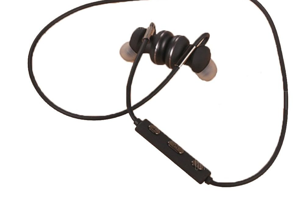 offertehitech-gearbest-X9 Wireless Metal Magnetic Inlay Ear Running Sports Bluetooth Headset