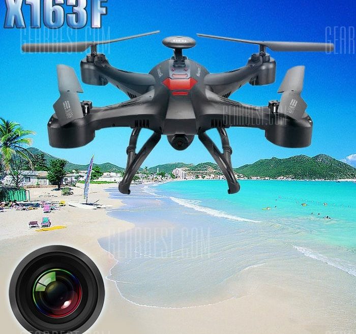 offertehitech-gearbest-XINLIN X163F 5.8G FPV 2 Mega Camera 2.4G 4 Channel 6-axis Gyro Quadcopter