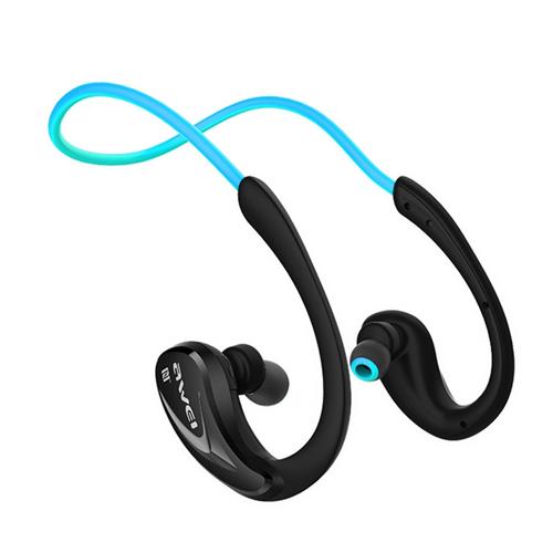 offertehitech-Awei A880BL Wireless Bluetooth V4.0 Headphones Sports Stereo Earphones - Blue