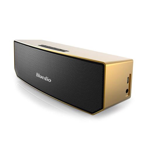 offertehitech-Bluedio BS-3 Bluetooth V4.1 Speaker Portable Wireless Bluetooth Speaker Box - Gold