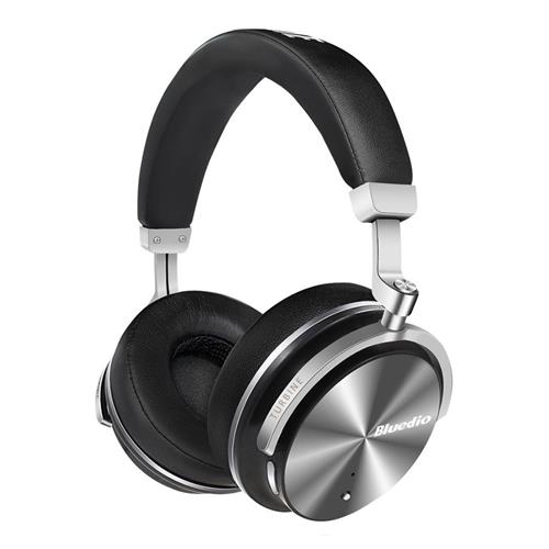 offertehitech-Bluedio T4S Wireless Bluetooth Headphones with Mic Active Noise Cancelling - Black