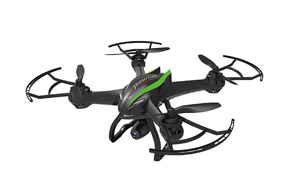 offertehitech-Cheerson CX-35 FPV 2.0MP 720P HD Camera 5.8G Video Transmission Altitude Hold 2.4G 6-Axis RC Quadcopter - Black + Green