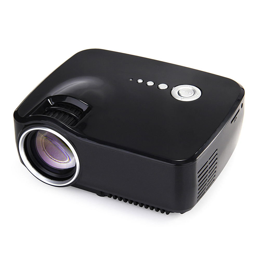 offertehitech-GP70 Mini LCD 1200LM LED Theater Home Projector HDMI 1080P FHD SD USB TV Beamer