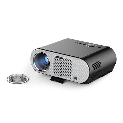 offertehitech-GP90 Portable LCD Projector 3200 Lumens 1280*800 Pixels Full HD 1080P Multimedia Home Theater VGA/AV/HDMI/USB - Black