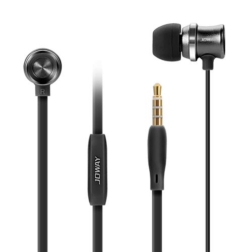 offertehitech-Joway HP31 Stereo In-ear Earphone with Mic Bass 3.5mm Jack - Dark Gray