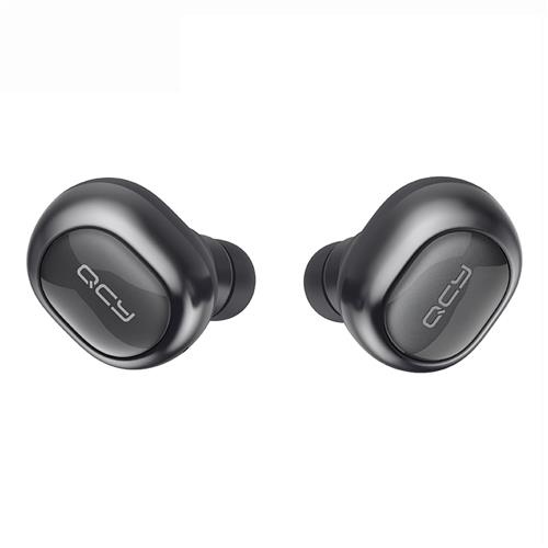 offertehitech-QCY Q29 Pro Mini TWS Bluetooth Double Headphone with Mic Charging Dock - Black