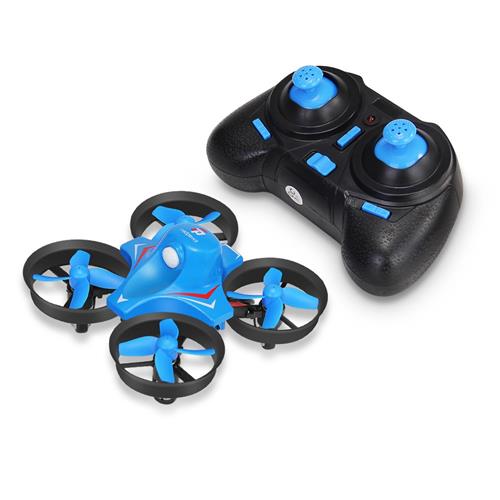 offertehitech-Redpawz R010 Mini 2.4G 4CH 6Axis Gyro Headless Mode RC Quadcopter RTF - Blue