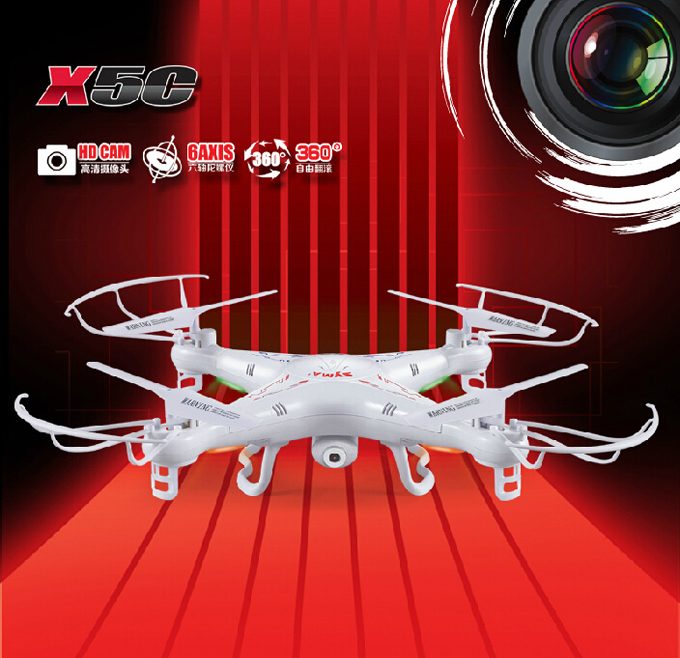 offertehitech-SYMA X5C-1 New Version Explorers 2.4GHz 4CH 6Axis RC Quadcopter with 2MP HD Carmera-Mode 2