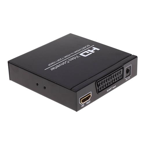 offertehitech-Scart HDMI To HDMI Composite Converter Stereo Audio Adapter SKY HD Blu-Ray UK Plug
