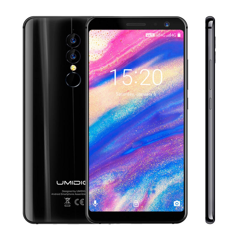 offertehitech-Smartphone UMIDIGI A1 Pro 5.5 Pollici 18:9 A Schermo Intero Android 8.1 3GB RAM 16GB ROM MTK6739 1.5GHz 4G Smartphone