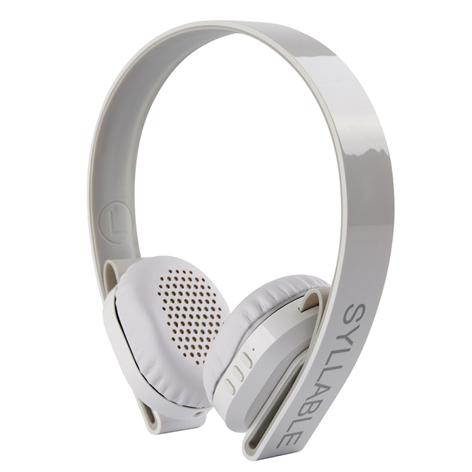 offertehitech-Syllable G600 Wireless Bluetooth 4.0 Headphone Earphone Deep Bass Built-in Mic/ 40mm Speaker - White