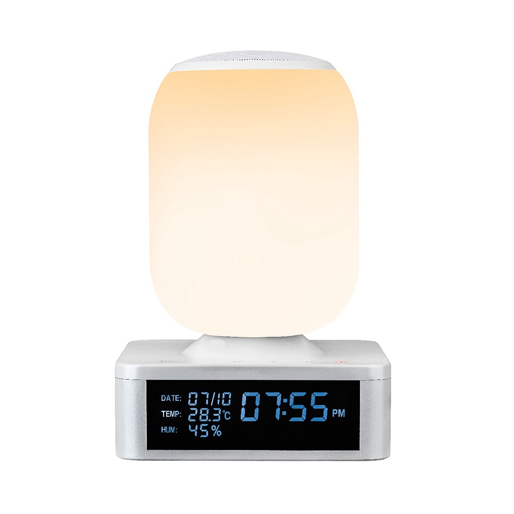 offertehitech-Table Lamp Wireless Bluetooth Speaker Light-RGB App Smart Control Bedside Lamp