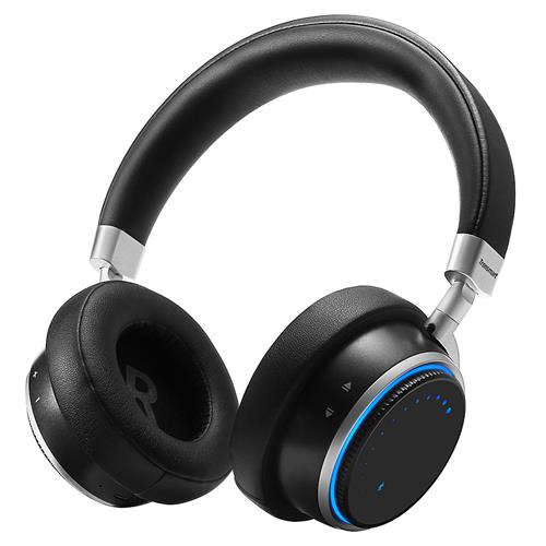 offertehitech-Tronsmart Arc Wireless Bluetooth Headphones with Superior Sound Quality Blue Ring Lights Intuitive Control