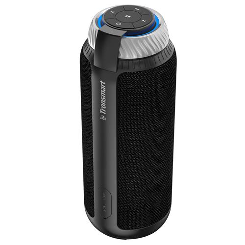 offertehitech-Tronsmart Element T6 25W Portable Bluetooth Speaker with 360 Degree Stereo Sound and Built-in Microphone - Black